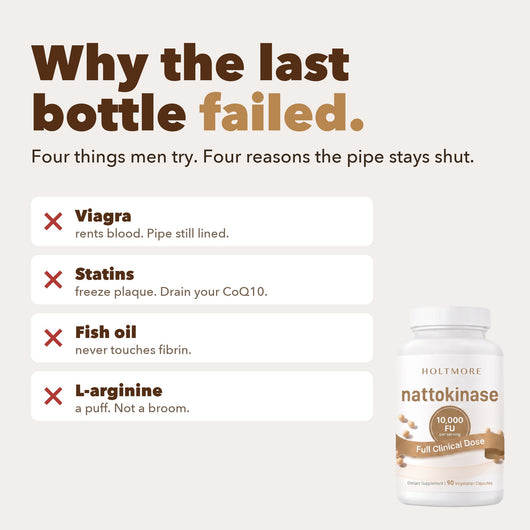Why the last bottle failed - Viagra statins fish oil L-arginine