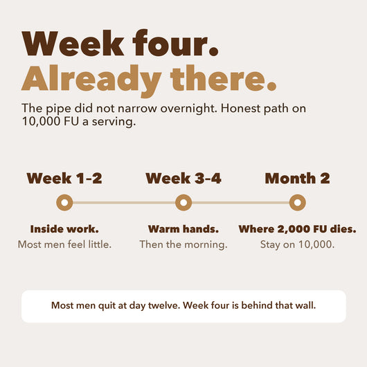Week four. Already there - timeline
