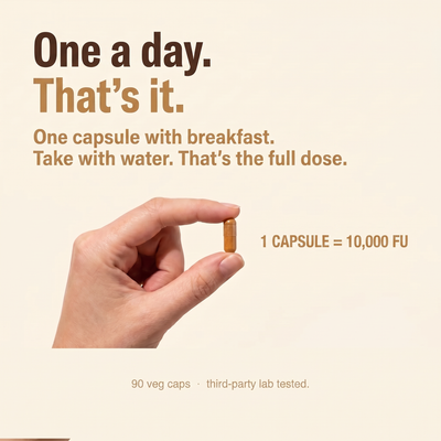 One a day - 1 capsule = 10,000 FU - how to use
