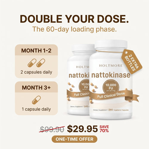 Holtmore Nattokinase 10,000 FU — Extra Bottle